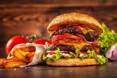 Ljuddämpande tavla - Homemade hamburger