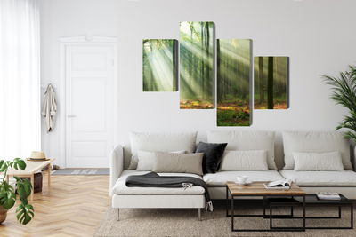 Ljuddämpande tavla - Forest landscape