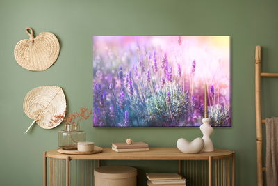 Ljuddämpande tavla - Blooming lavender 3d