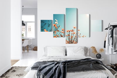 Ljuddämpande tavla - Field flowers in the sun