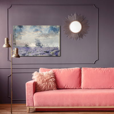 Ljuddämpande tavla - Artistic lavender country