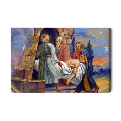 Ljuddämpande tavla - Jesus is placed in the tomb