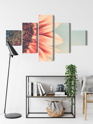 Ljuddämpande tavla - Blooming sunflower