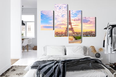 Ljuddämpande tavla - Eiffel tower in Paris