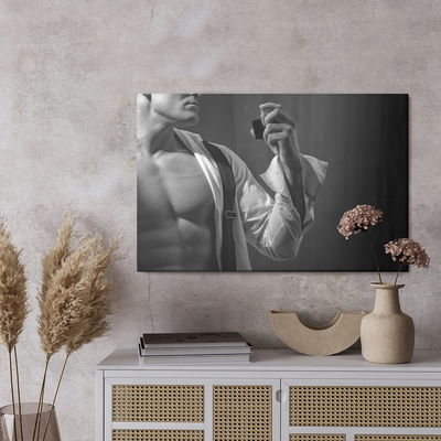 Ljuddämpande tavla - Perfuming man