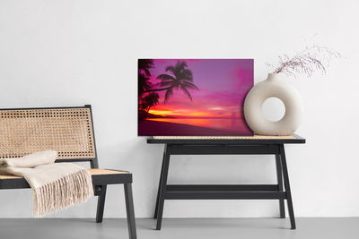 Ljuddämpande tavla - Sea at sunset