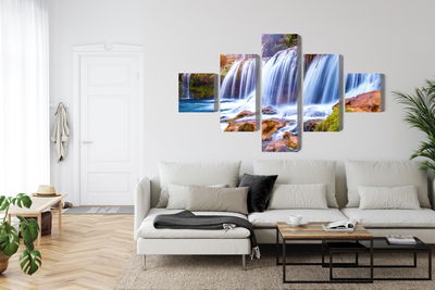 Ljuddämpande tavla - Jiulong waterfall in luoping