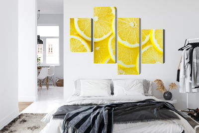 Ljuddämpande tavla - Lemon slices