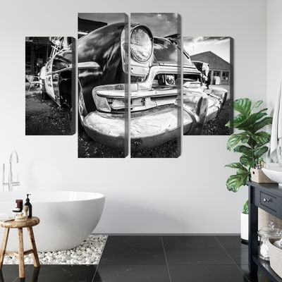 Ljuddämpande tavla - Black and white american