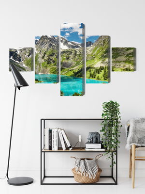 Ljuddämpande tavla - Crystalline lake