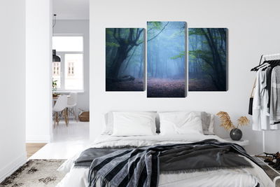 Ljuddämpande tavla - Hazy 3d forest landscape