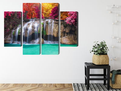 Ljuddämpande tavla - A waterfall in the deep