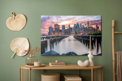 Ljuddämpande tavla - New York city panorama