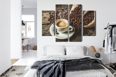 Ljuddämpande tavla - A cup of hot coffee