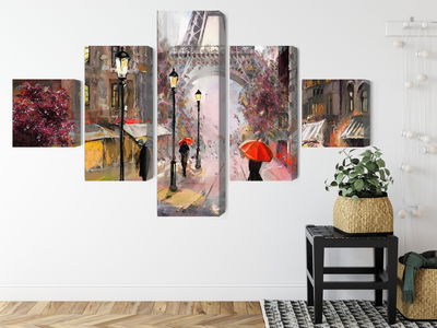 Ljuddämpande tavla - View of the street of Paris