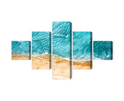 Ljuddämpande tavla - Aerial view of the ocean