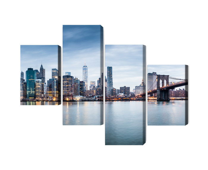 Ljuddämpande tavla - Panoramic view of the city