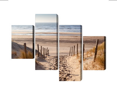 Ljuddämpande tavla - Sandy path to the north sea