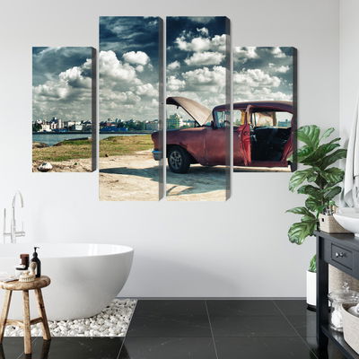 Ljuddämpande tavla - Panoramic view of havana