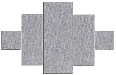 Ljudabsorbent till vägg - Wall 5-parts one