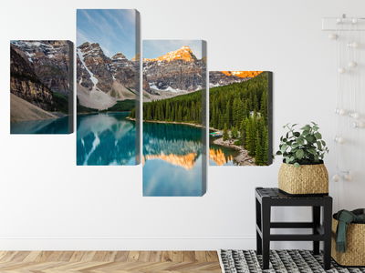 Ljuddämpande tavla - Canadian Moraine Lake 3d