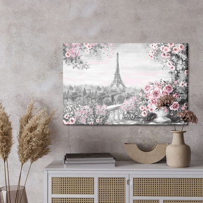 Ljuddämpande tavla - View of the eiffel tower