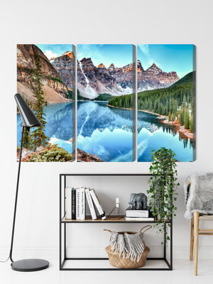 Ljuddämpande tavla - Moraine Lake in banff