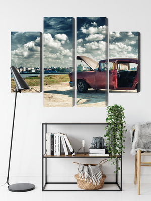 Ljuddämpande tavla - Panoramic view of havana