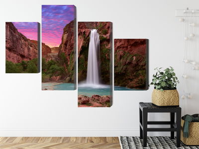 Ljuddämpande tavla - Havasupai waterfalls