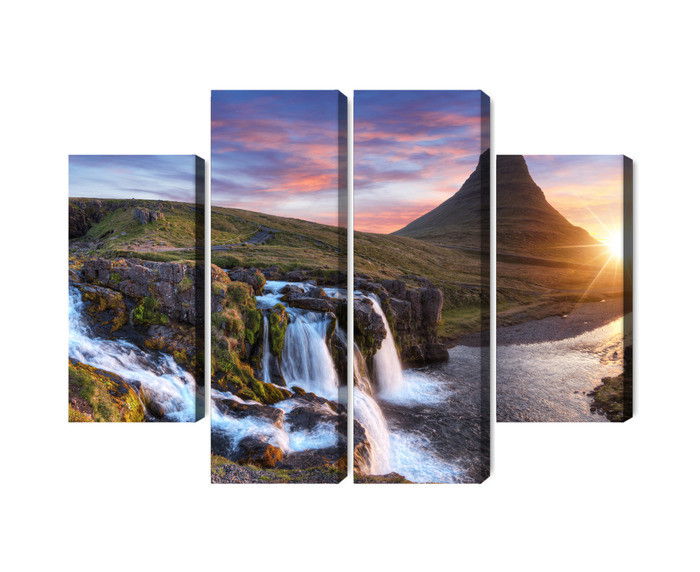 Ljuddämpande tavla - Kirkjufell mountain