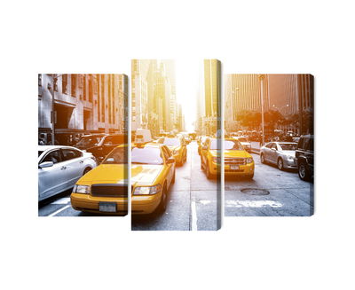 Ljuddämpande tavla - Taxi in the sunshine nyc