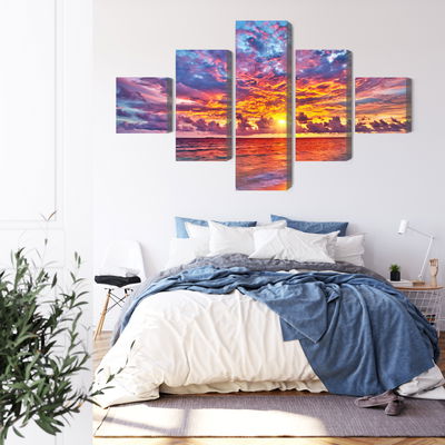 Ljuddämpande tavla - Picturesque sunset