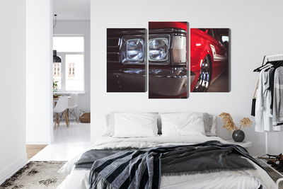 Ljuddämpande tavla - Headlight on an old car