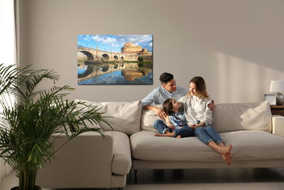 Ljuddämpande tavla - Castle of st. angelo in Rome