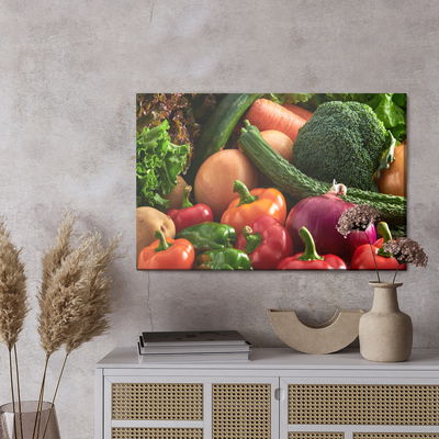Ljuddämpande tavla - Vegetables close up