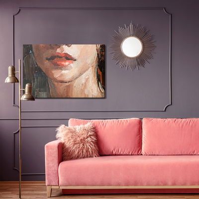 Ljuddämpande tavla - Portrait of a young, dreamy