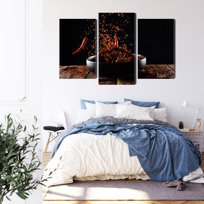 Ljuddämpande tavla - Cayenne pepper in flight