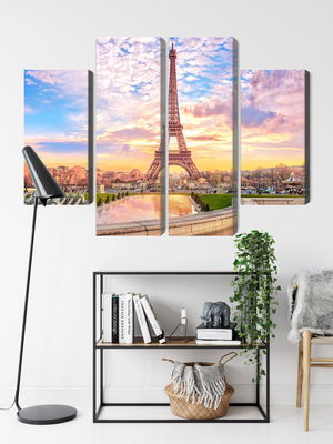 Ljuddämpande tavla - Eiffel tower in Paris