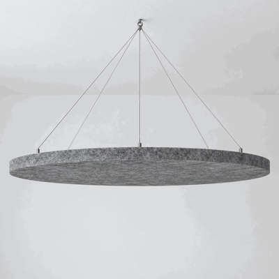 Ljudabsorbering till tak - PES circle ceiling