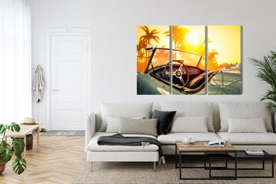 Ljuddämpande tavla - View from the car