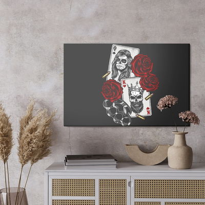 Ljuddämpande tavla - Death cards