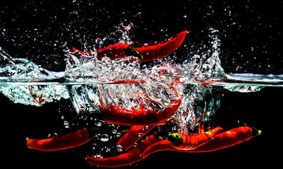 Ljuddämpande tavla - Chili in water