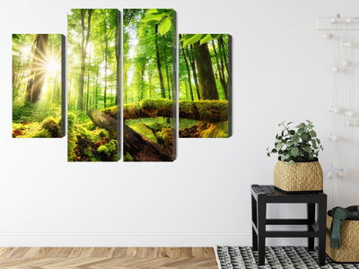 Ljuddämpande tavla - Rays of the sun in the 3d