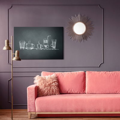 Ljuddämpande tavla - A set of cups