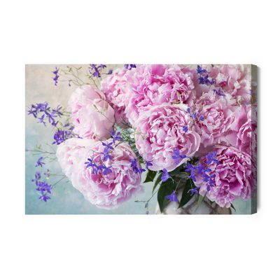 Ljuddämpande tavla - Peonies in a vase