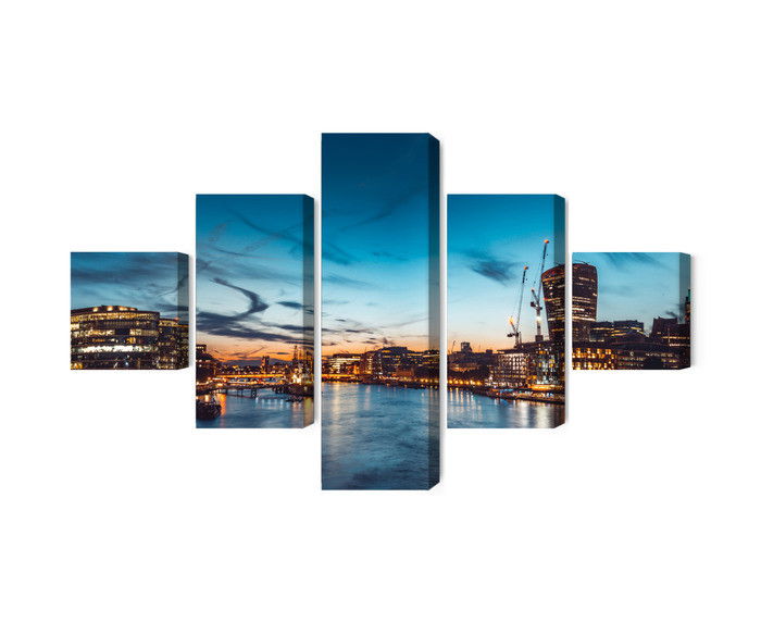 Ljuddämpande tavla - River thames in great britain