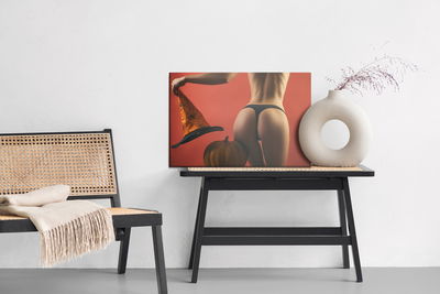 Ljuddämpande tavla - Sexy woman in halloween