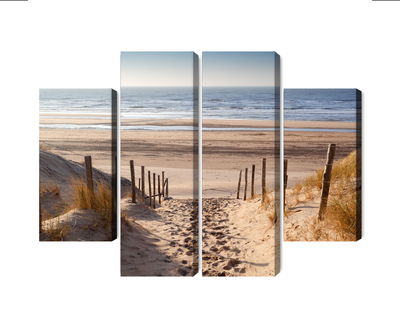 Ljuddämpande tavla - Sandy path to the north sea