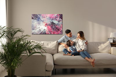 Ljuddämpande tavla - Abstract movement