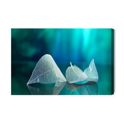 Ljuddämpande tavla - Leaves on a macro scale